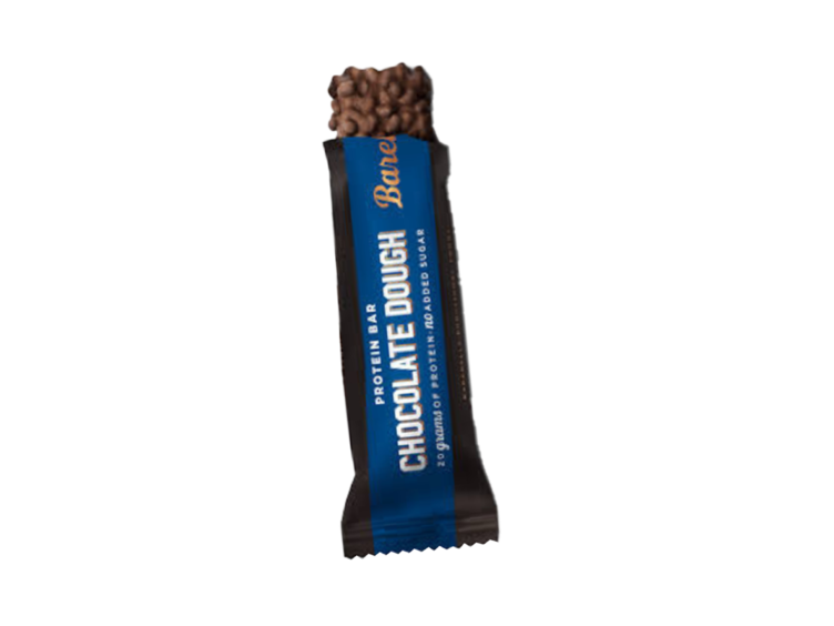 Barbells protein bar chocolate dough detail page