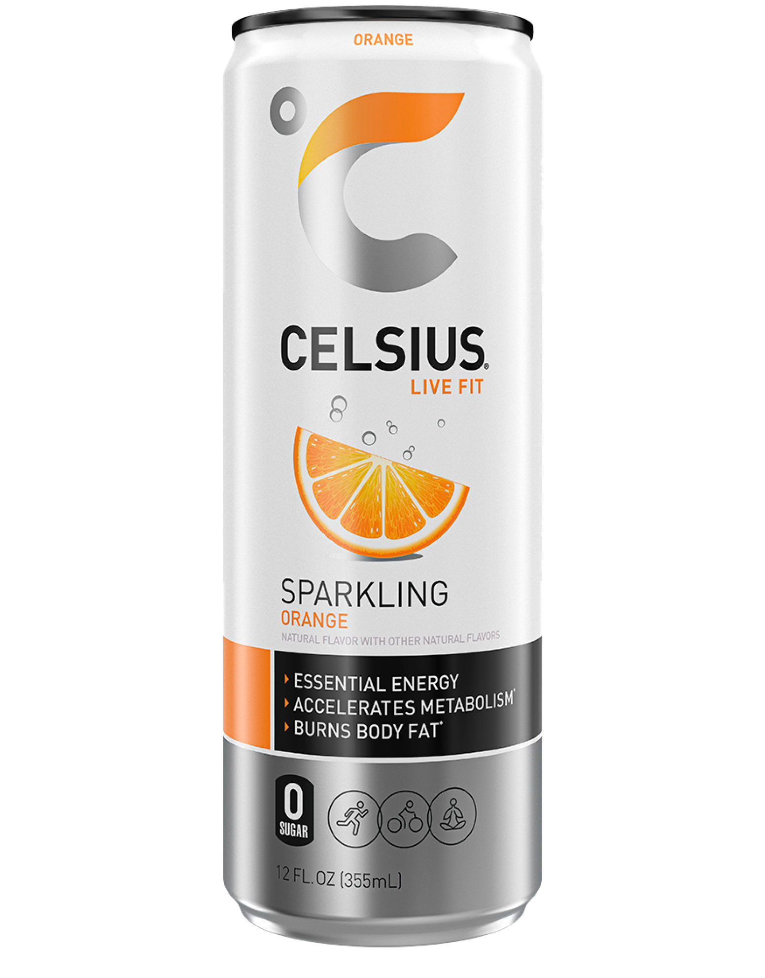Celcius sparkling orange product only