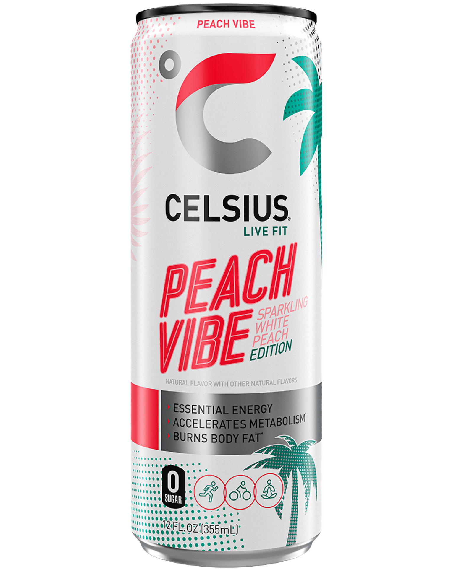 Celcius sparkling peach vibe product only
