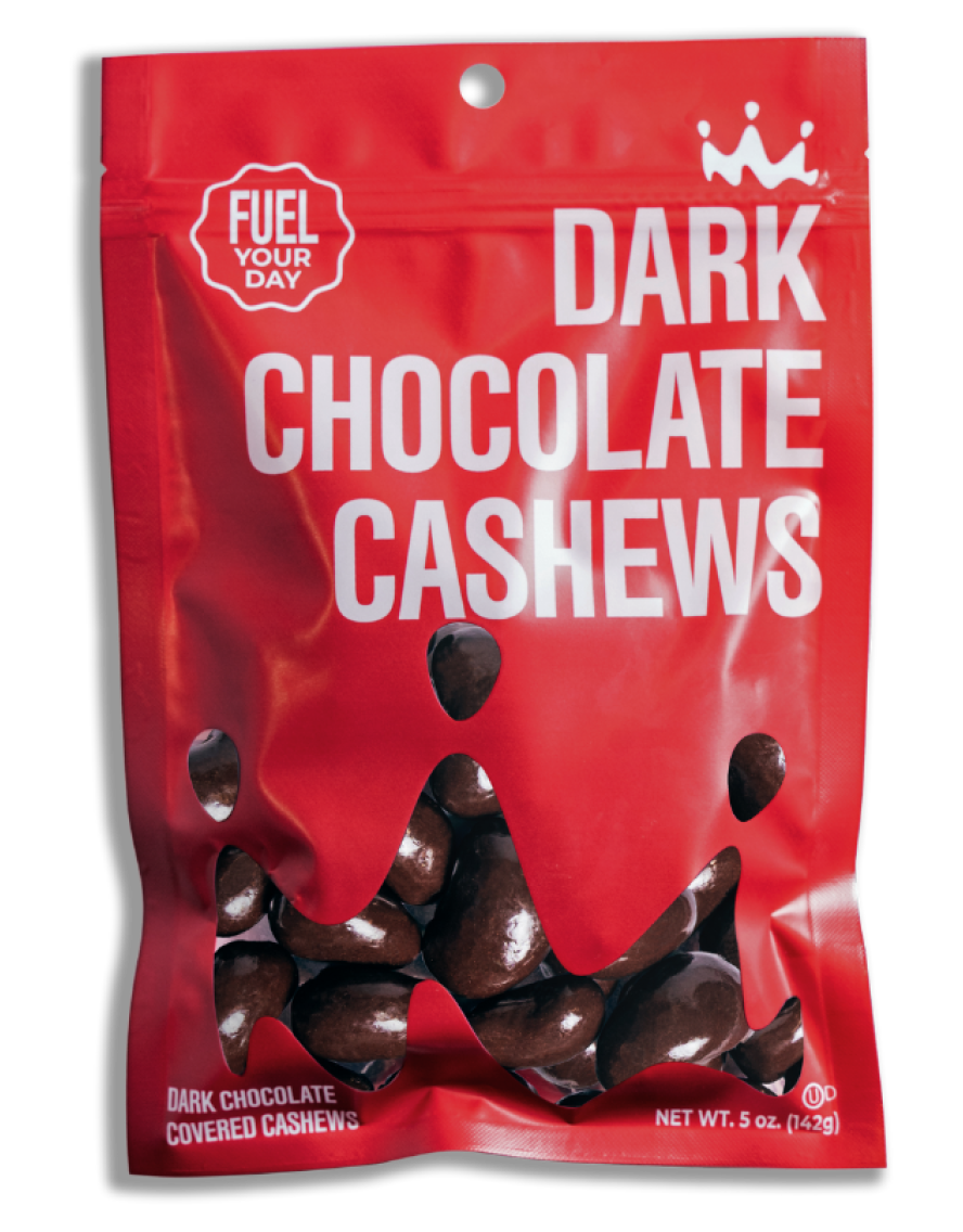 Dark chocolate cashews list