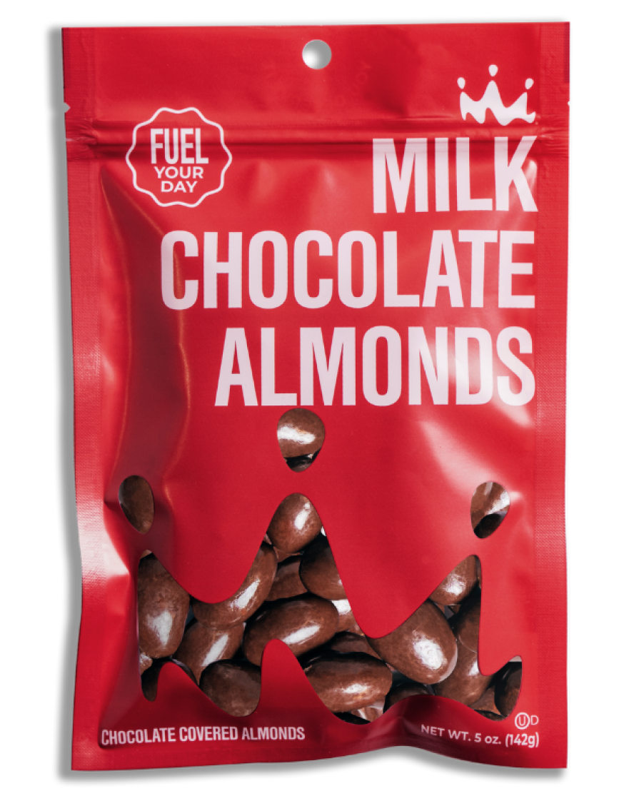 Milk chocolate almonds list