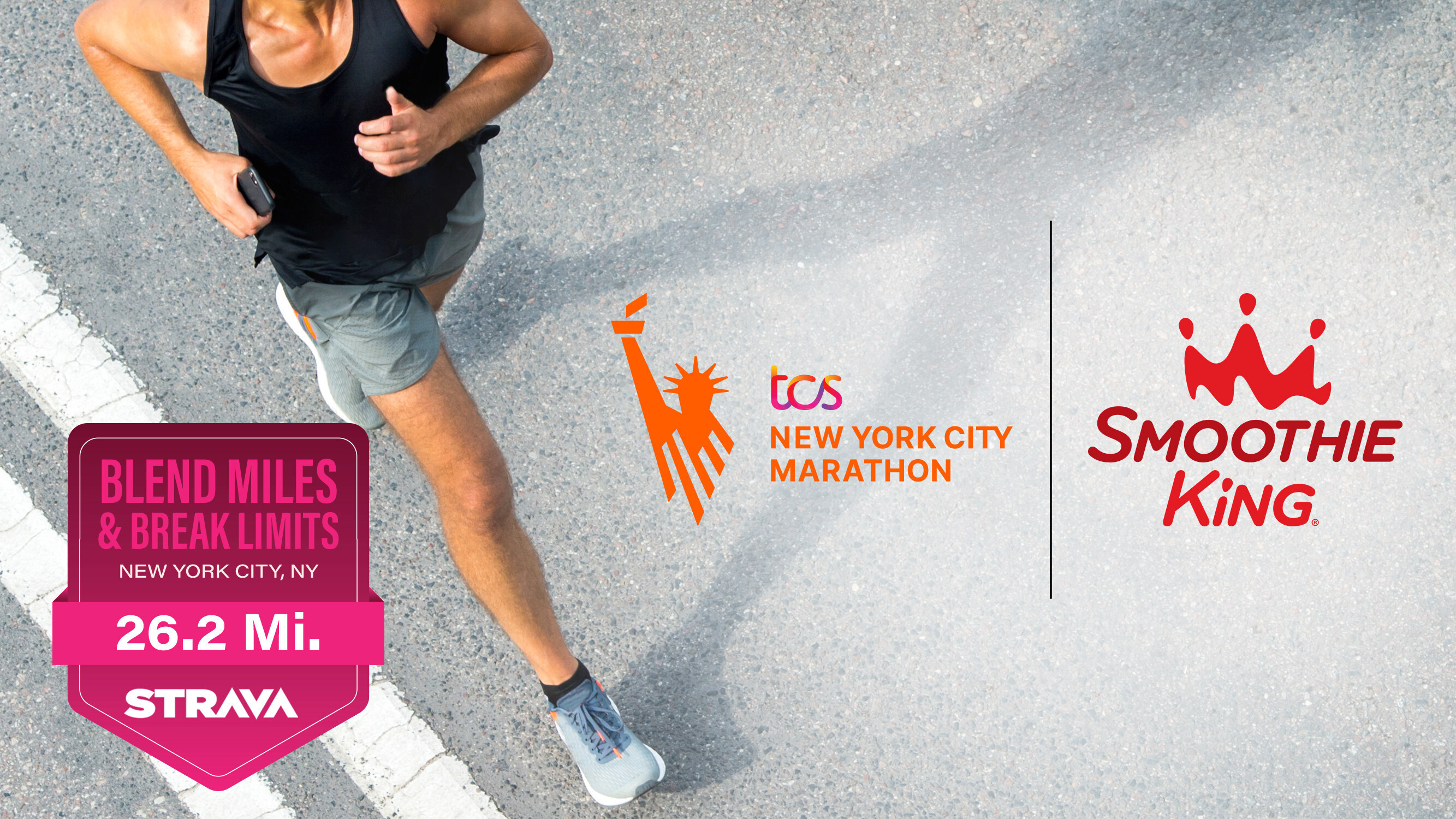 Smoothie King Run-Thru at New York City Marathon