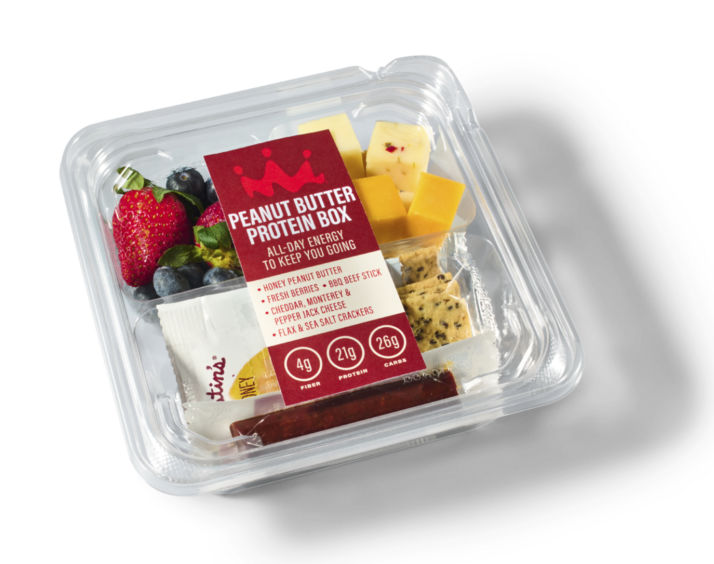 Peanut butter protein box detail